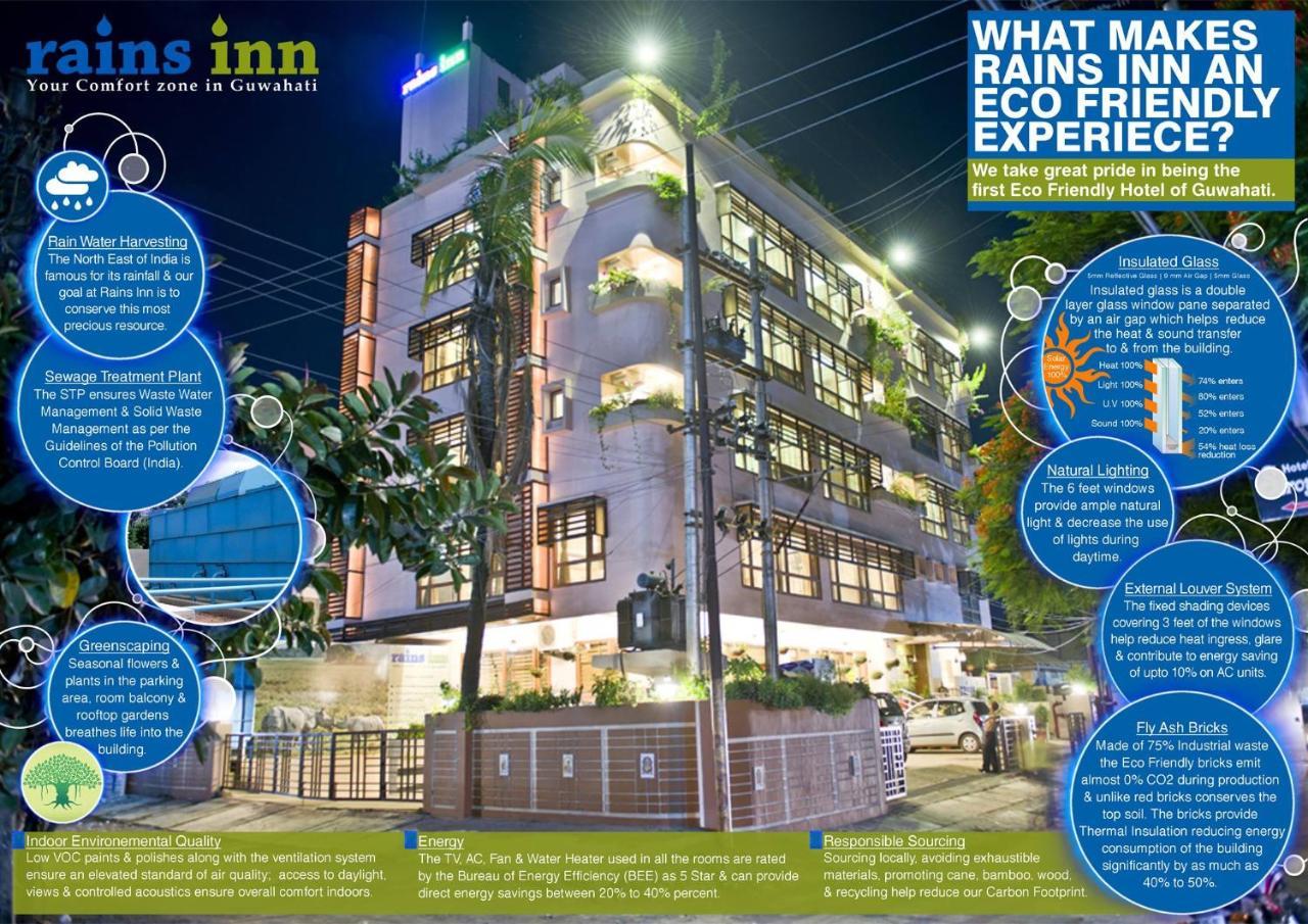 Hotel Rains Inn Guwahati Exteriör bild
